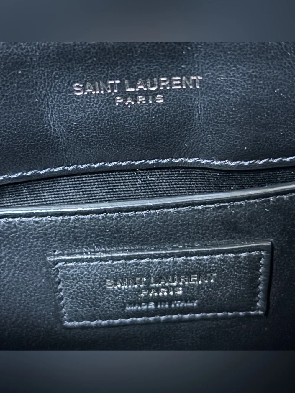 New Saint Laurent YSL Small Loulou Shoulder Bag Black w/Black Hardware